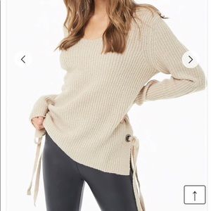 Forever21 knit sweater with side ties